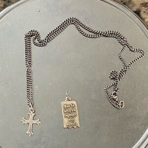 James Avery Silver Necklace with or without charm (pick 1)